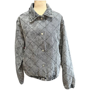 NWT Vigoss Gray Quilted Jacket Size XL